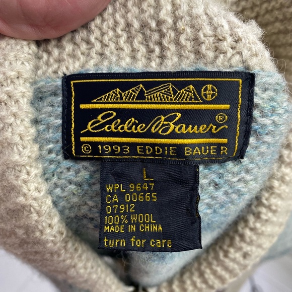 Vintage 90s Y2K Novelty Sleeveless Sweater Sweater Vest. Dog Skiing Cabin Geese - Picture 8 of 14